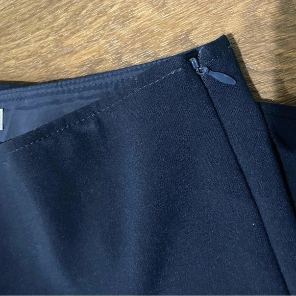 Trina Turk CHIMAYO PANT High Waist Flare Leg Trousers Navy Blue Size 4 - Picture 6 of 12